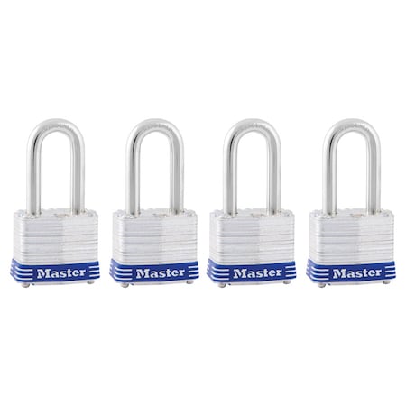 MASTER LOCK LAMINATED PADLOCK 1.56""W 3QLF